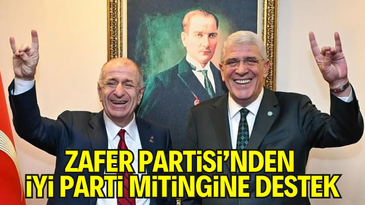 İYİ Parti’nin "Terörsüz Türkiye" protestosuna Zafer Partisi’nden destek