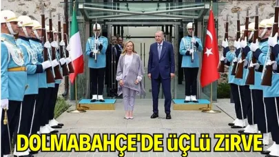 Dolmabahçe'de Üçlü Zirve: Erdoğan, Meloni ve Dibeybe Akdeniz Gündemini Masaya Yatırdı