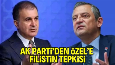 Çelik’ten Özgür Özel’e Sert Tepki: “Filistin’de Bu Sözler İsrail Propagandası Sayılır”
