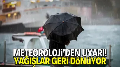 Meteoroloji'den Yağış ve Sıcaklık Uyarısı