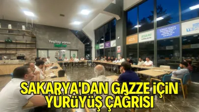 'Anadolu'dan Meclis’e, Meclis’ten Gazze’ye vicdan yürüyüşü'