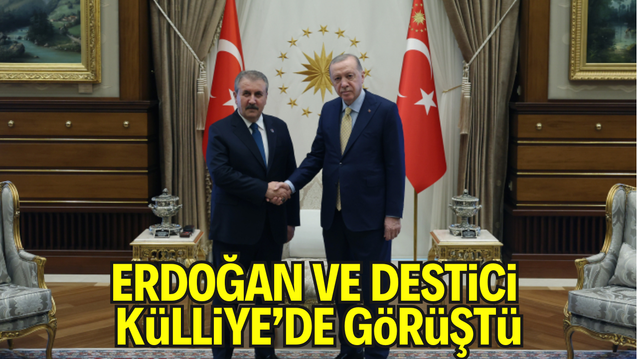 Cumhurbaşkanı Erdoğan, BBP Lideri Destici’yi Kabul Etti