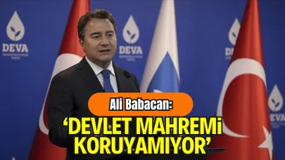 Babacan'dan Sahte Diploma ve Veri Sızıntısı Tepkisi: “Devlet Mahremi Korumuyor, Görevini Yapamıyor”