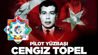 Türk Hava Kuvvetleri’nin Şanlı Evladı, Şehit Pilot Yüzbaşı Cengiz Topel’i Rahmet ve Minnetle Anıyoruz