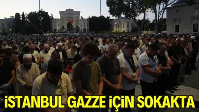 İstanbul’da “Gazze’ye Umut Ol” Yürüyüşü Başladı