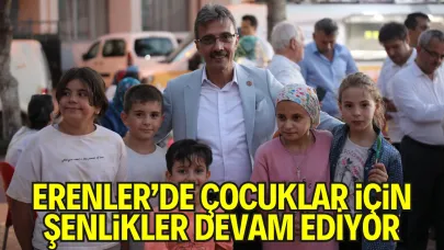Erenler’de Çocuklar İçin Şenlikler Devam Ediyor