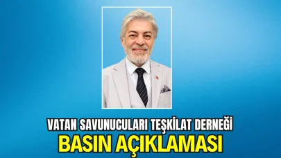 VATAN SAVUNUCULARI TEŞKİLAT DERNEĞİ BASIN AÇIKLAMASI