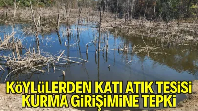 Köylülerden Katı Atık Tesisi Kurma Girişimine Tepki