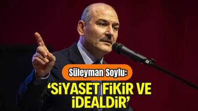 AK Parti’li Soylu: "Siyaset ve Büyük Projeler Fikir Temellidir"