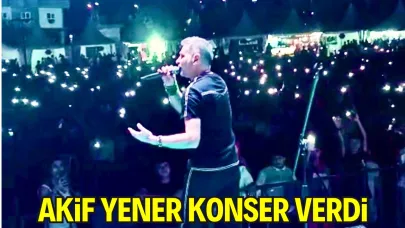 Akif Yener Sakarya Kültür Sanat Festivali Açılış Gecesi Konser Verdi