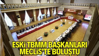 Eski TBMM Başkanları Meclis’te Buluştu
