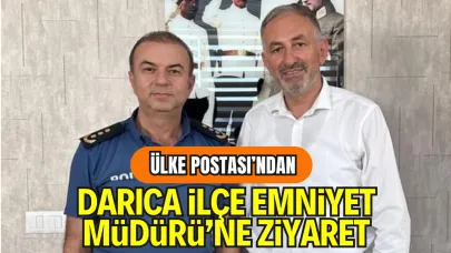 Ülke Postası’ndan Darıca İlçe Emniyet Müdürü’ne Ziyaret