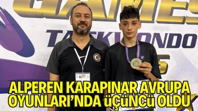 Alperen Karapınar, Avrupa Oyunları’nda Üçüncü Oldu