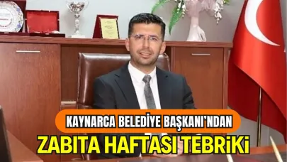 Kaynarca Belediye Başkanı’ndan Zabıta Haftası Tebriki