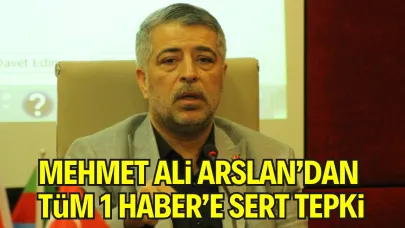 Yeni Yüzyıl Partisi Genel Başkanı Mehmet Ali Arslan’dan Tüm 1 Haber Gazetesi’ne Tepki