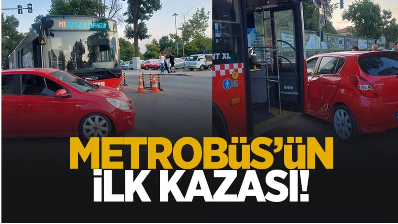 Sakarya’da Metrobüs İlk Kazasını Yaptı: “İstanbul’da Olmaz, Sakarya’da Olur”