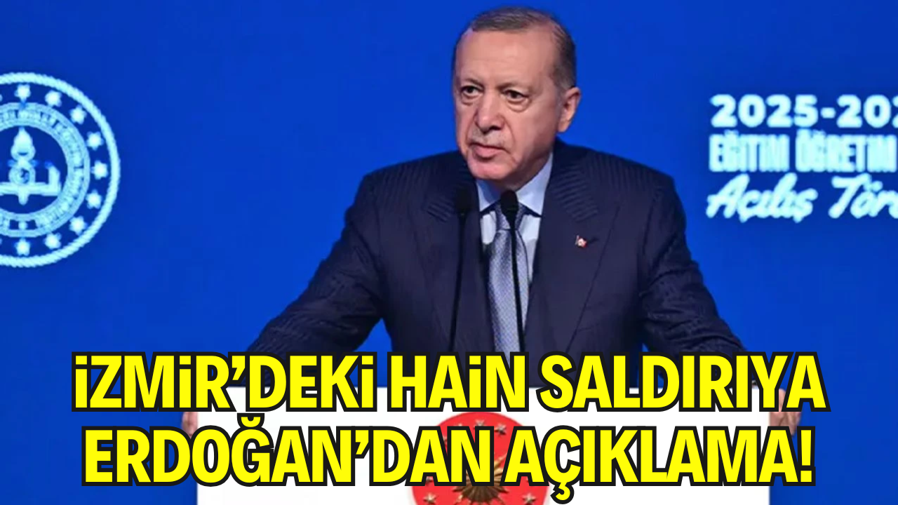Cumhurbaşkanı Erdoğan’dan İzmir’deki saldırıya ilişkin açıklama: “16 yaşındaki fail yakalandı”