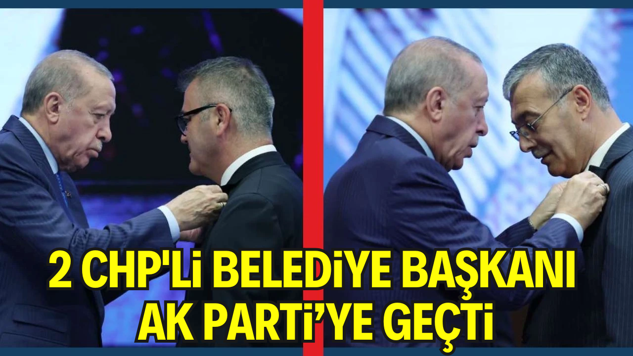 AK Parti’ye İki Yeni Belediye Başkanı Katıldı