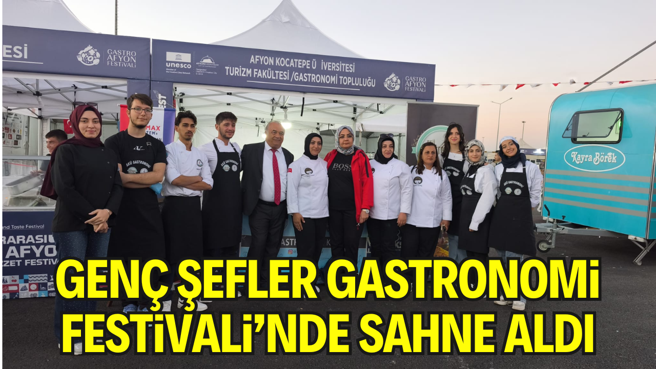 Afyon Gastronomi Festivali'nde Genç Şef Adaylarından Geleceğe Umut Dolu Bakış