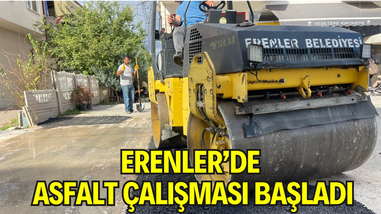 Erenler’de Fiber İnternet Çalışmalarının Ardından Asfalt Çalışması Başladı