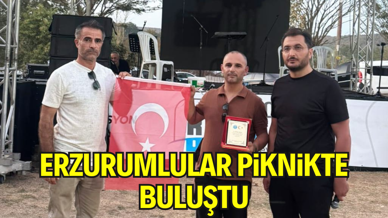 Erzurumlular Piknikte Buluştu, Süleyman Balkan’a Teşekkür Plaketi
