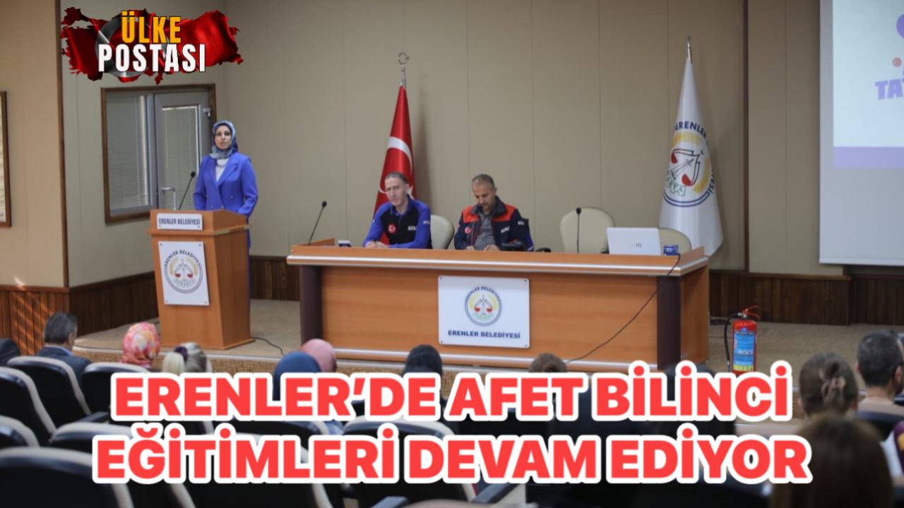 ERENLER’DE AFET BİLİNCİ EĞİTİMLERİ DEVAM EDİYOR.