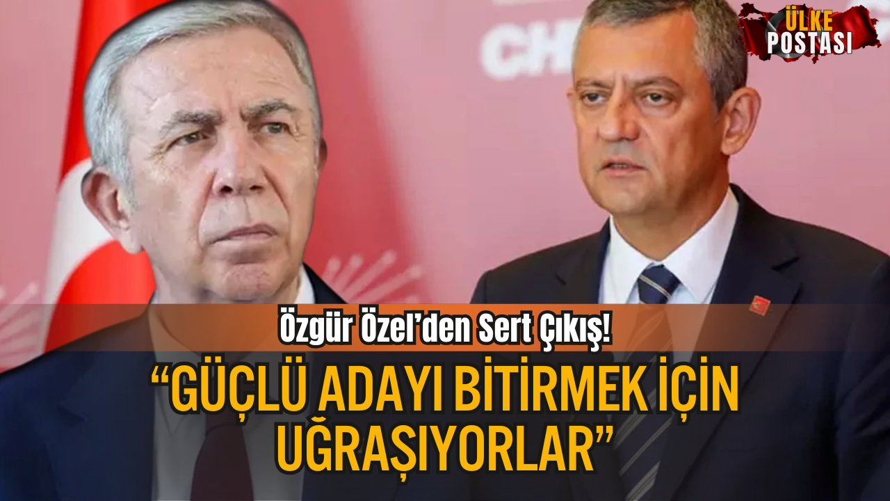 CHP Lideri Özgür Özel: “Mansur Yavaş’a Yönelik Soruşturma Siyasi ve Algı Odaklı”