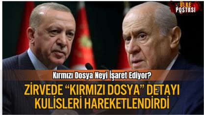 Erdoğan–Bahçeli Zirvesinde “Kırmızı Dosya” Detayı Kulisleri Hareketlendirdi