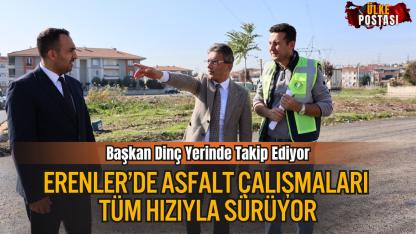 Erenler’de Asfalt Çalışmaları Tüm Hızıyla Sürüyor