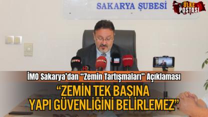 İMO Sakarya’dan “Zemin Tartışmaları” Açıklaması: “Zemin Tek Başına Yapı Güvenliğini Belirlemez”
