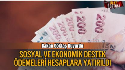 Kasım Ayı Sosyal ve Ekonomik Destek Ödemeleri Hesaplara Yatırıldı
