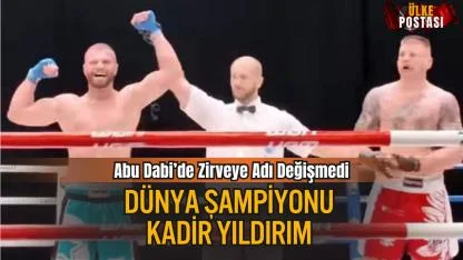 Milli Kick Boksör Kadir Yıldırım Dünya Şampiyonu Oldu