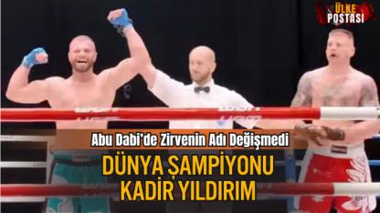 Milli Kick Boksör Kadir Yıldırım Dünya Şampiyonu Oldu