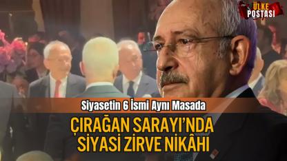 Kılıçdaroğlu ve Yıldırım Aynı Karede: Çırağan Sarayı’nda Siyasi Zirve Nikâhı
