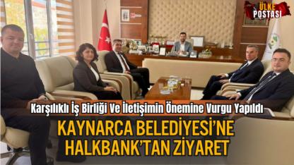 Kaynarca Belediyesi’ne Halkbank’tan Ziyaret