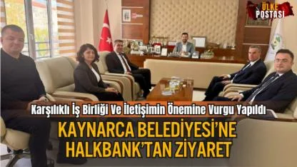 Kaynarca Belediyesi’ne Halkbank’tan Ziyaret