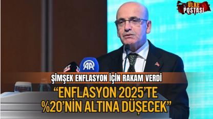 Şimşek: “Enflasyon 2025’te %20’nin Altına, 2026’da Tek Haneye Düşecek”