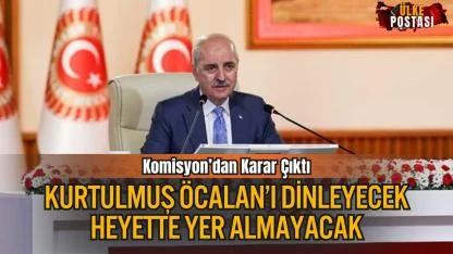 ‘Terörsüz Türkiye’ Komisyonu İmralı’ya Gitme Kararını Oy Çokluğuyla Kabul Etti