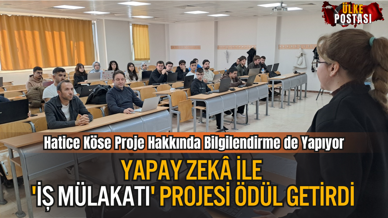 Yapay Zekâ ile &#039;İş Mülakatı&#039; Projesi Ödül Getirdi