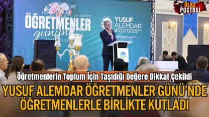 Yusuf Alemdar, Öğretmenler Günü’nde Öğretmenlerle Birlikte Kutladı