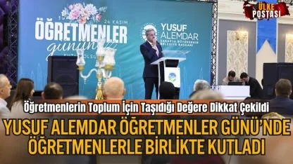 Yusuf Alemdar, Öğretmenler Günü’nde Öğretmenlerle Birlikte Kutladı