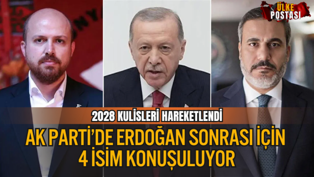 2028 KULİSLERİ HAREKETLENDİ: AK PARTİ’DE ERDOĞAN SONRASI İÇİN 4 İSİM KONUŞULUYOR