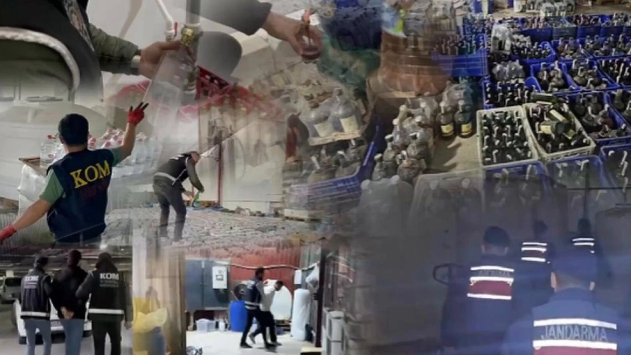 81 ilde sahte alkole büyük darbe... Son 1 haftada 91 bin litreden fazla kaçak içki