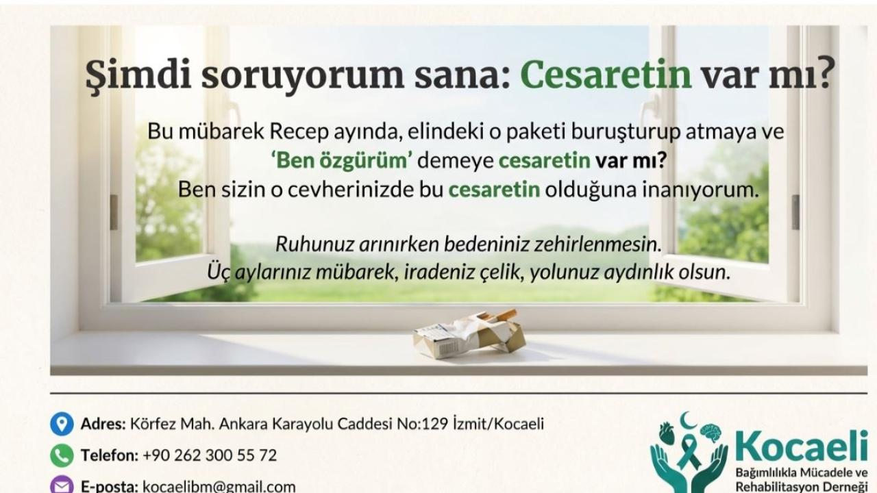 Bu Üç Aylar Ruhuna Şifa, Bedenine Nefes Olsun: Sigarayı Bırakmaya Var mısın?