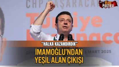İMAMOĞLU’NDAN YEŞİL ALAN ÇIKIŞI: “HALKTAN SAKLANANI HALKA AÇTIK”