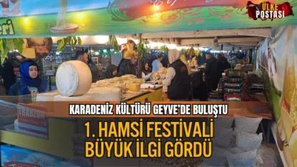 KARADENİZ KÜLTÜRÜ GEYVE’DE BULUŞTU: 1. HAMSİ FESTİVALİ BÜYÜK İLGİ GÖRDÜ