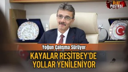 Kayalar Reşitbey’de Yollar Yenileniyor