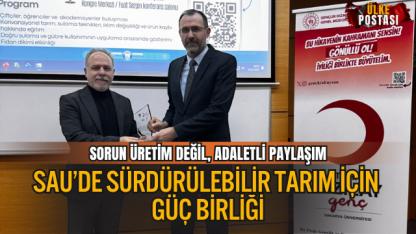 SAU’DE SÜRDÜRÜLEBİLİR TARIM İÇİN GÜÇ BİRLİĞİ