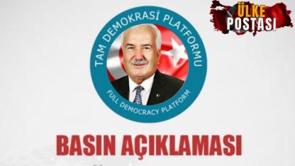 TAM DEMOKRASİ PLATFORMU BASIN AÇIKLAMASI
