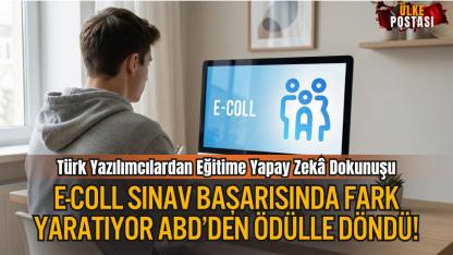 Türk Yazılımcılardan Eğitime Yapay Zekâ Dokunuşu: E-COLL Sınav Başarısında Fark Yaratıyor, ABD’den Ödülle Döndü!